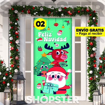 Fundas Navideñas para Puertas 🎄 36 Diseños Mágicos para Decorar tu Hogar 🎅✨