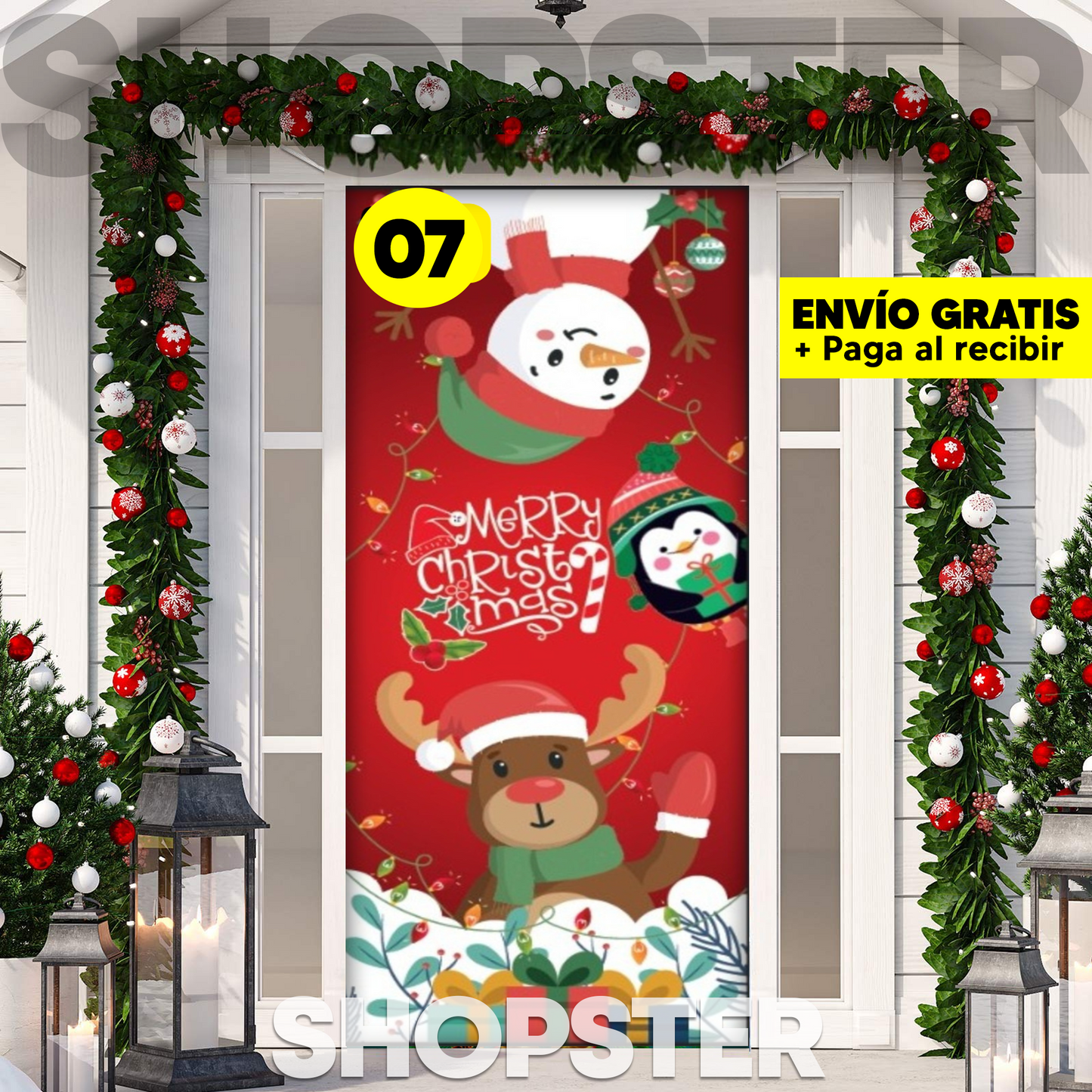 Fundas Navideñas para Puertas 🎄 36 Diseños Mágicos para Decorar tu Hogar 🎅✨