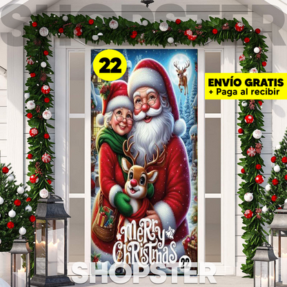 Fundas Navideñas para Puertas 🎄 36 Diseños Mágicos para Decorar tu Hogar 🎅✨