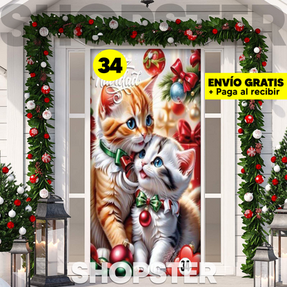 Fundas Navideñas para Puertas 🎄 36 Diseños Mágicos para Decorar tu Hogar 🎅✨