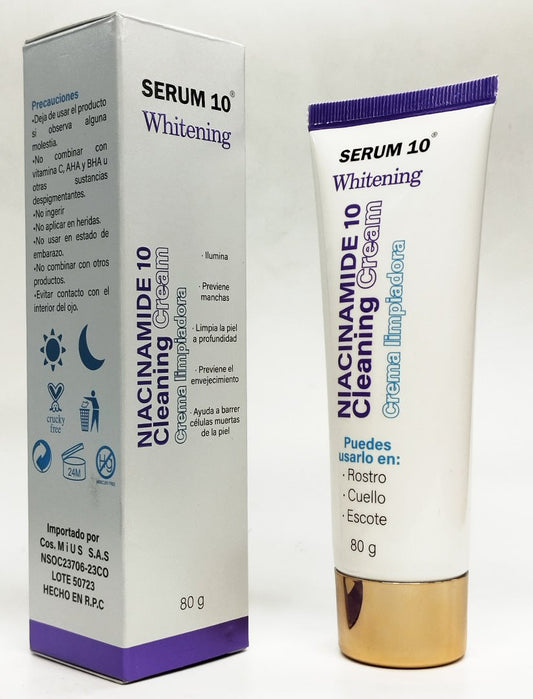 Serum 10® - Crema Limpiadora de Niacinamida 80g