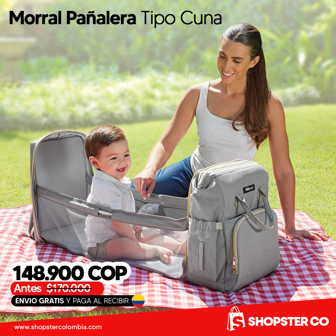 Pañalera Bebe Tipo Morral 3 en 1