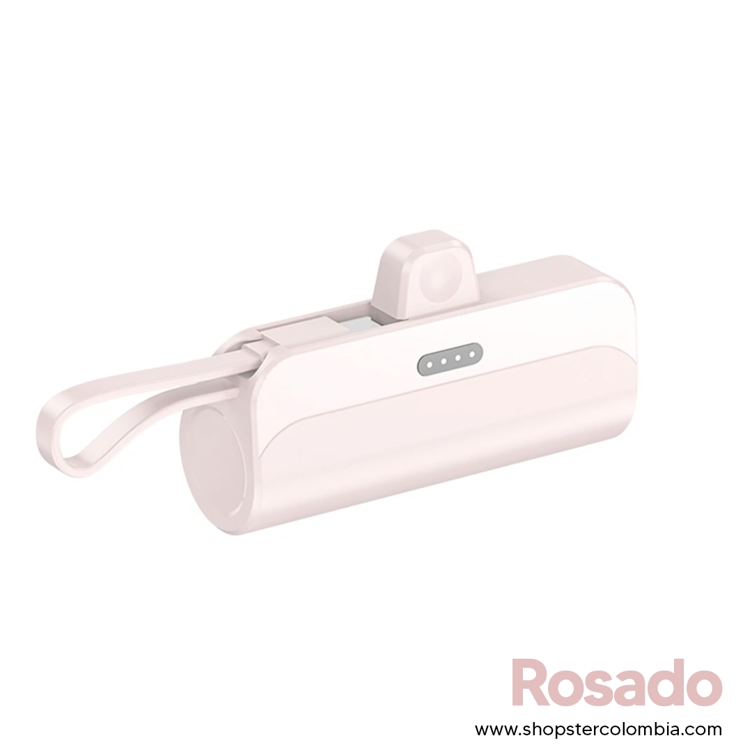 PowerBank 2 en 1: Carga Rápida para iPhone y Tipo-C (4000mAh)